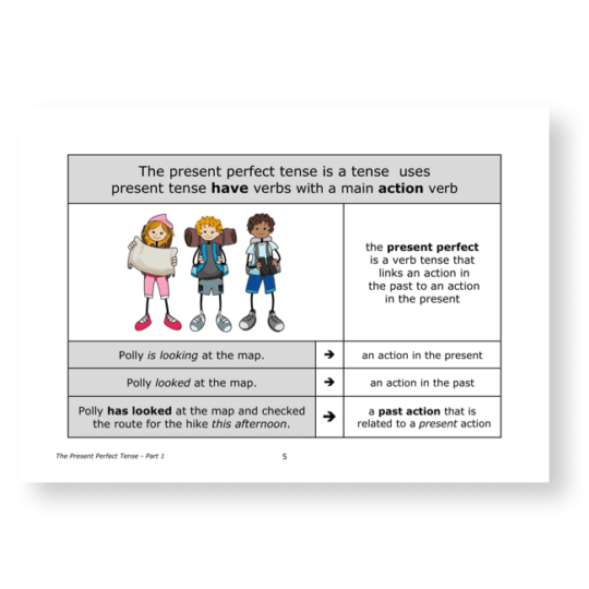 Can you spot the present perfect tense in the sentences below?