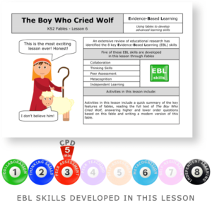 The Boy Who Cried Wolf - Fable - KS2 English Evidence Based Learning lesson