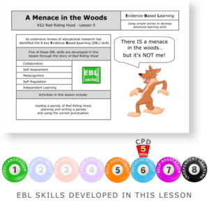 A Menace in the Woods - Red Riding Hood - KS2 English Evidence Based Learning lesson