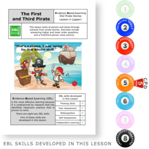 The First and Third Pirate - Pirates (Upper) - KS2 English Evidence Based Learning lesson