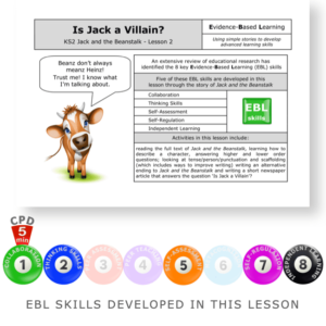 Is Jack a Villain - KS2 English Evidence Based Learning lesson