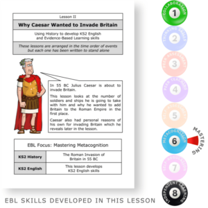 Why Caesar Wanted to Invade Britain - Mastering Evidence Based Learning skills through The Romans - KS2 English Evidence Based Learning lesson