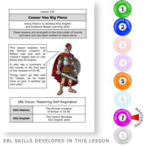 Caesar Has Big Plans - Mastering Evidence Based Learning skills through The Romans - KS2 English Evidence Based Learning lesson