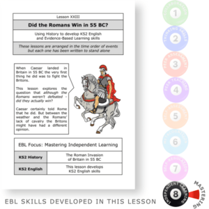 Did the Romans Win in 55 BC? - Mastering Evidence Based Learning skills through The Romans - KS2 English Evidence Based Learning lesson
