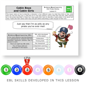 Cabin Boys and Cabin Girls - Pirates (Upper) - KS2 English Evidence Based Learning lesson