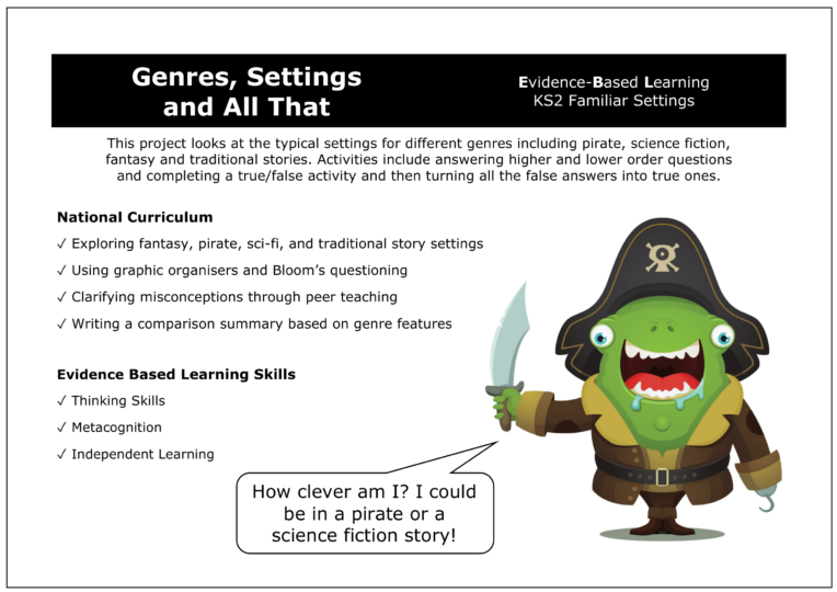 Y5 / Y6 Genres, Settings and All That (project)