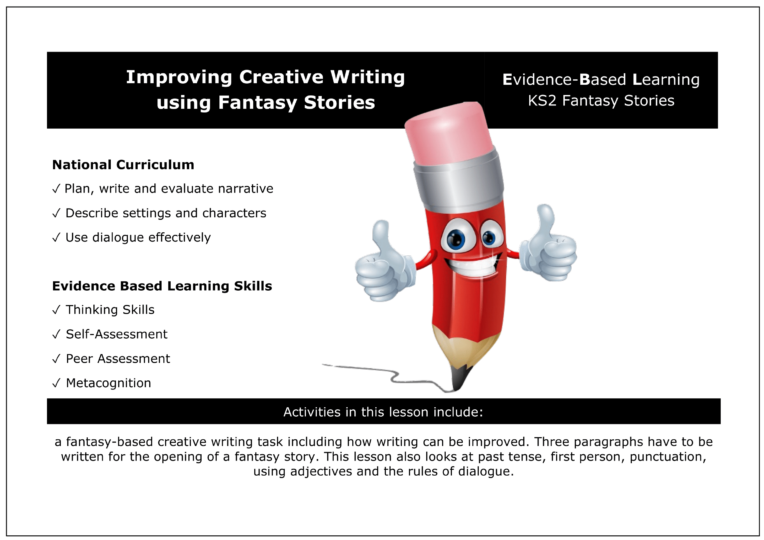 Y6 Improving Creative Writing using Fantasy Stories