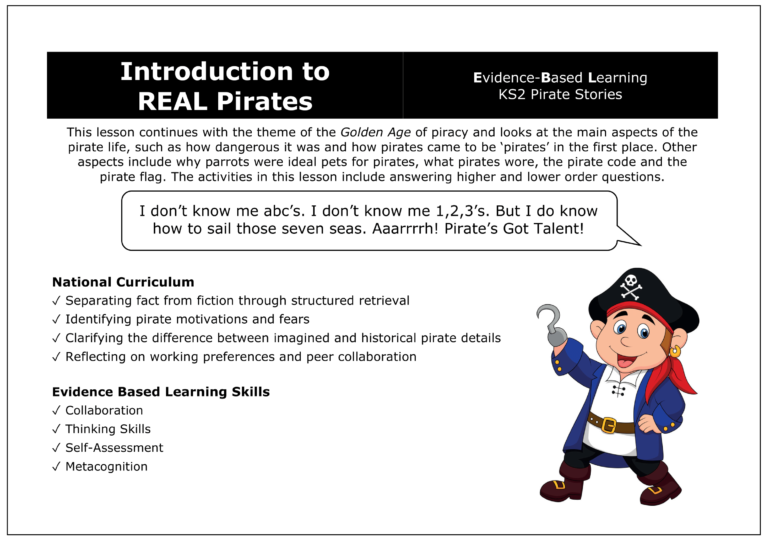 Y5 Introduction to Real Pirates