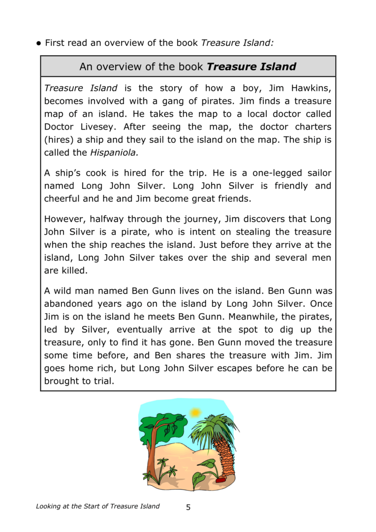 Y6 Looking at the Start of Treasure Island - Image 2