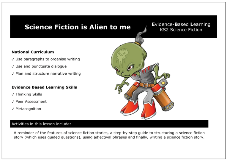 Y6 Science Fiction is Alien to me